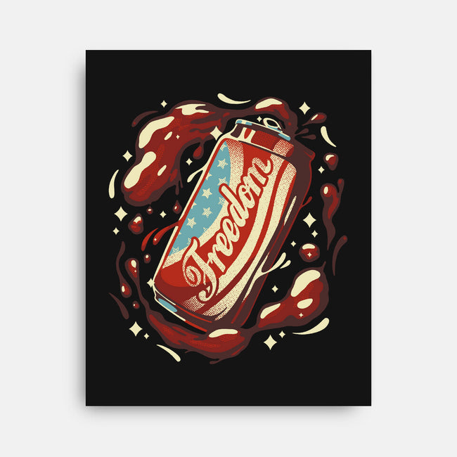 Freedom USA Soda Can-None-Stretched-Canvas-tobefonseca