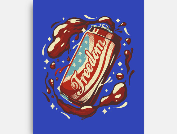 Freedom USA Soda Can