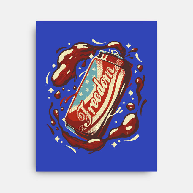 Freedom USA Soda Can-None-Stretched-Canvas-tobefonseca