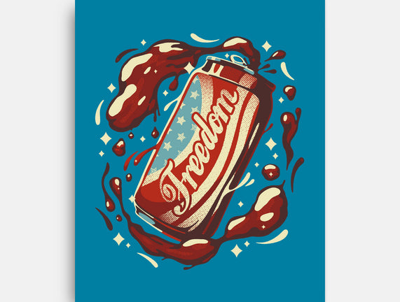 Freedom USA Soda Can