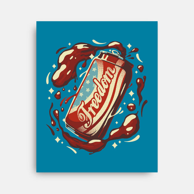 Freedom USA Soda Can-None-Stretched-Canvas-tobefonseca
