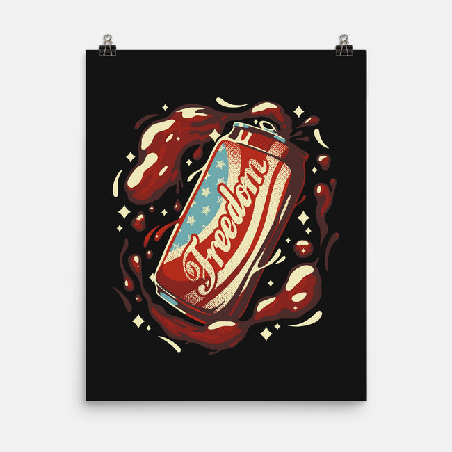 Freedom USA Soda Can-None-Matte-Poster-tobefonseca
