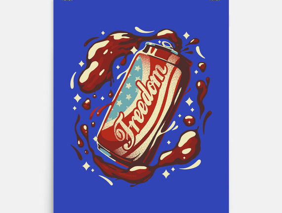 Freedom USA Soda Can