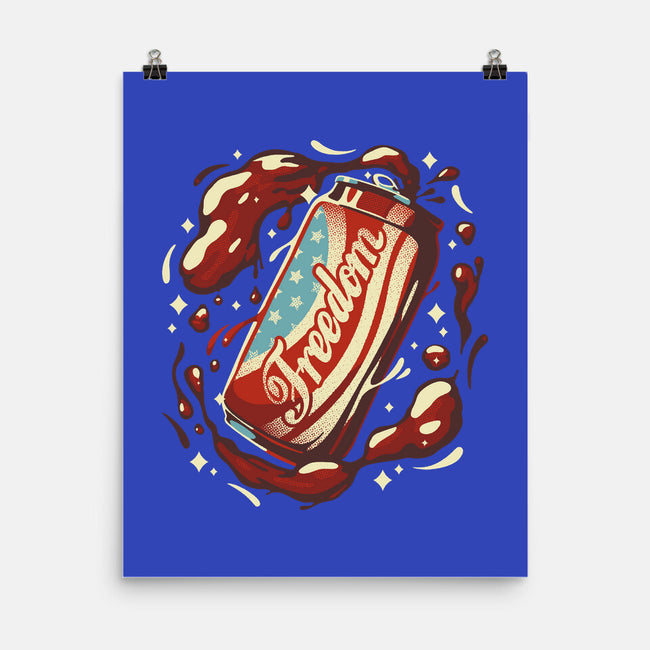 Freedom USA Soda Can-None-Matte-Poster-tobefonseca