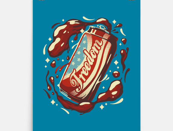 Freedom USA Soda Can