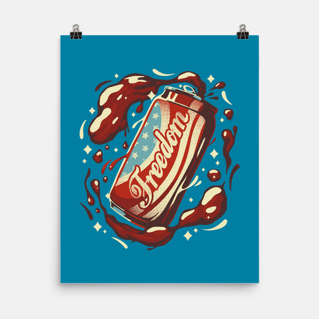 Freedom USA Soda Can-None-Matte-Poster-tobefonseca