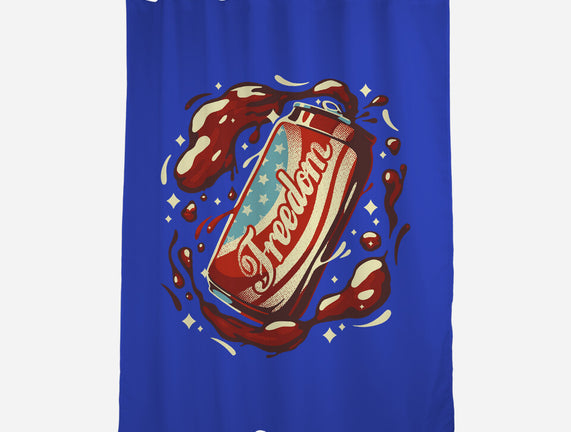Freedom USA Soda Can