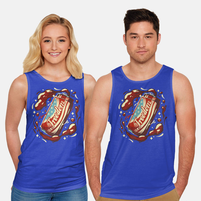 Freedom USA Soda Can-Unisex-Basic-Tank-tobefonseca