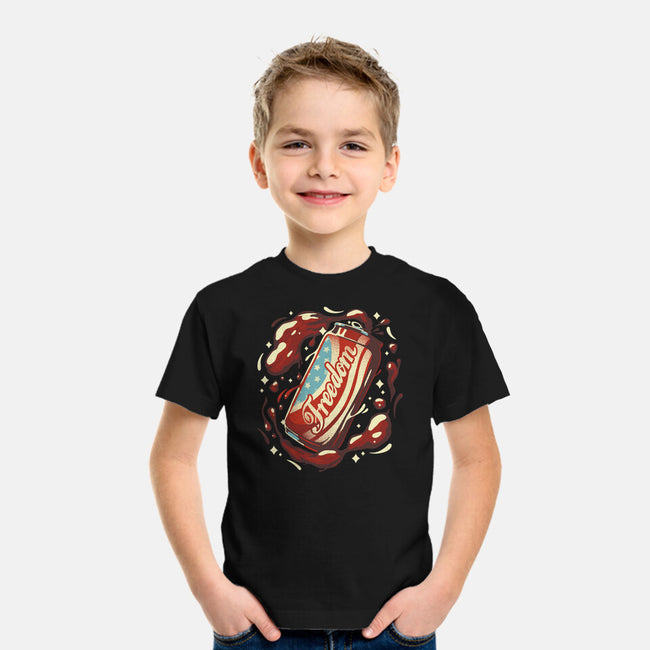 Freedom USA Soda Can-Youth-Basic-Tee-tobefonseca