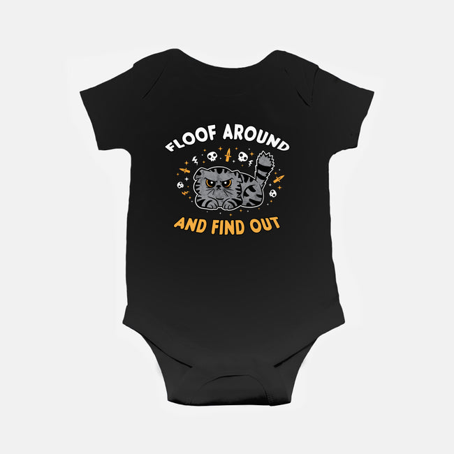 Floof Around And Find Out-Baby-Basic-Onesie-hbdesign