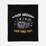 Floof Around And Find Out-None-Fleece-Blanket-hbdesign