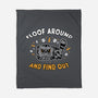 Floof Around And Find Out-None-Fleece-Blanket-hbdesign