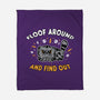 Floof Around And Find Out-None-Fleece-Blanket-hbdesign