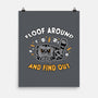 Floof Around And Find Out-None-Matte-Poster-hbdesign
