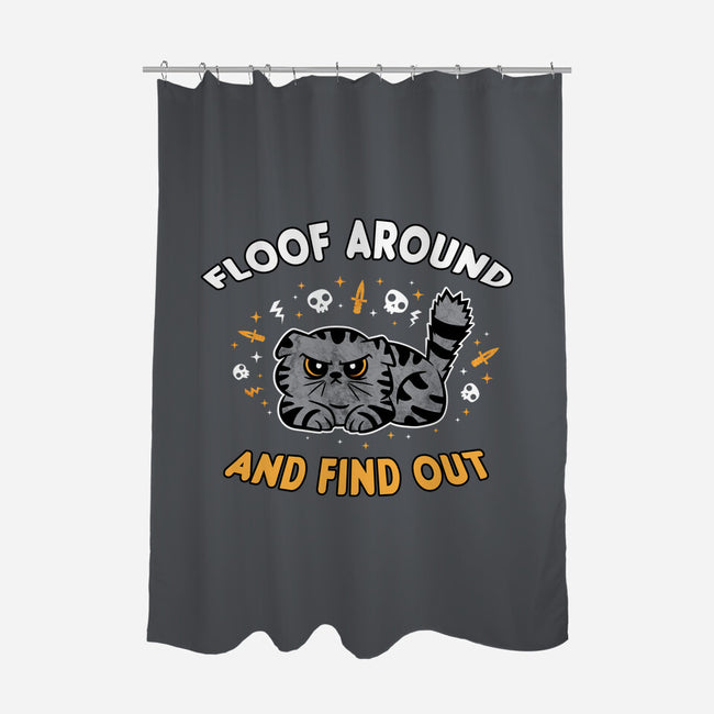 Floof Around And Find Out-None-Polyester-Shower Curtain-hbdesign