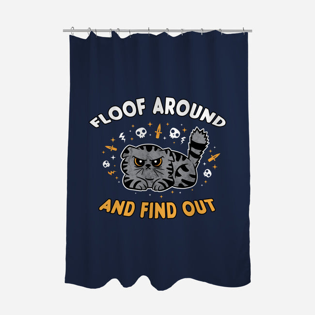 Floof Around And Find Out-None-Polyester-Shower Curtain-hbdesign