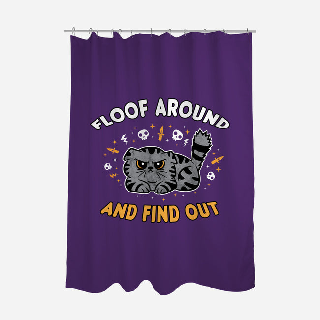 Floof Around And Find Out-None-Polyester-Shower Curtain-hbdesign