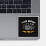 Floof Around And Find Out-None-Glossy-Sticker-hbdesign
