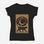 Carpe Noctem-Womens-V-Neck-Tee-Thiago Correa