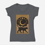 Carpe Noctem-Womens-V-Neck-Tee-Thiago Correa