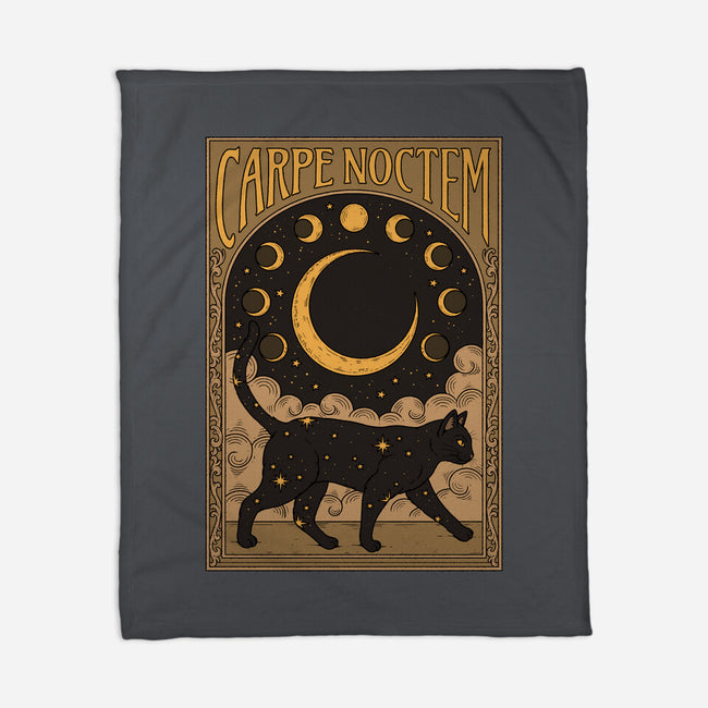 Carpe Noctem-None-Fleece-Blanket-Thiago Correa