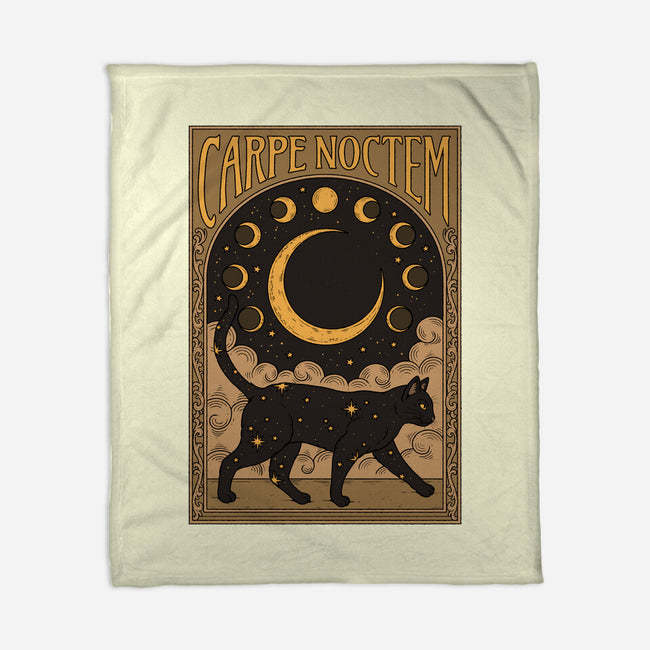 Carpe Noctem-None-Fleece-Blanket-Thiago Correa