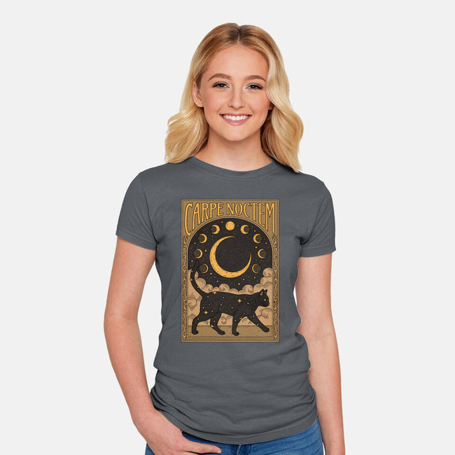 Carpe Noctem-Womens-Fitted-Tee-Thiago Correa