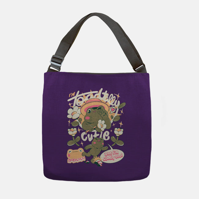 I'm Toadally Cutie-None-Adjustable Tote-Bag-ilustrata
