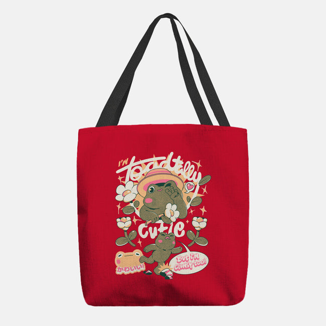 I'm Toadally Cutie-None-Basic Tote-Bag-ilustrata