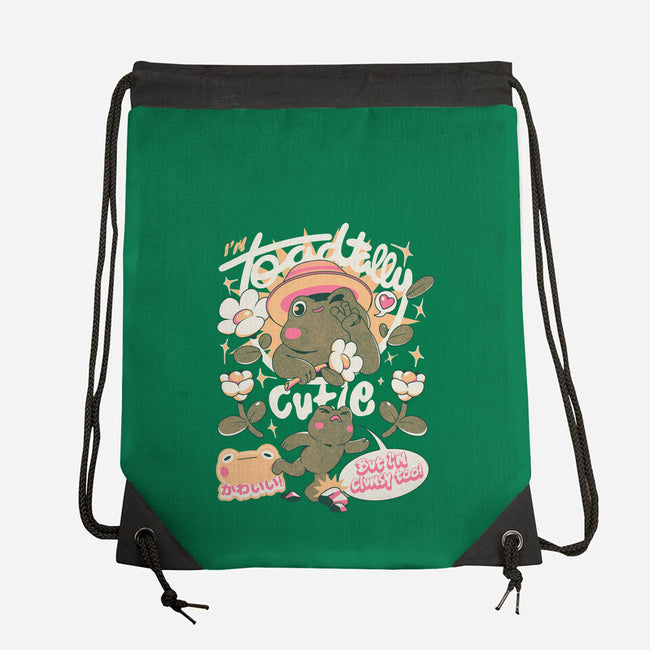 I'm Toadally Cutie-None-Drawstring-Bag-ilustrata