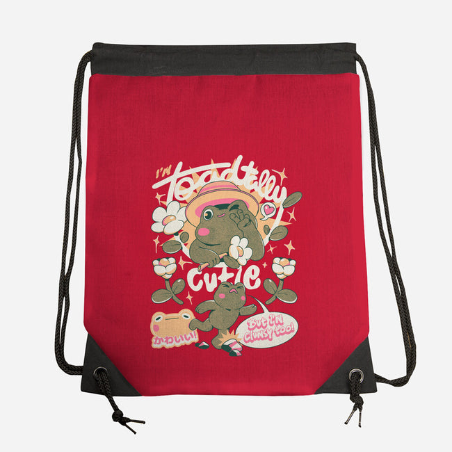 I'm Toadally Cutie-None-Drawstring-Bag-ilustrata