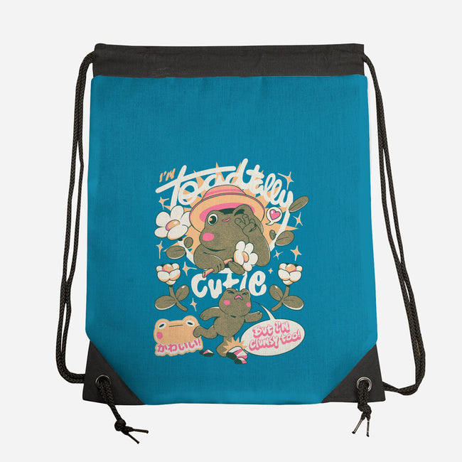 I'm Toadally Cutie-None-Drawstring-Bag-ilustrata