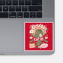I'm Toadally Cutie-None-Glossy-Sticker-ilustrata