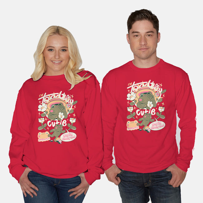 I'm Toadally Cutie-Unisex-Crew Neck-Sweatshirt-ilustrata