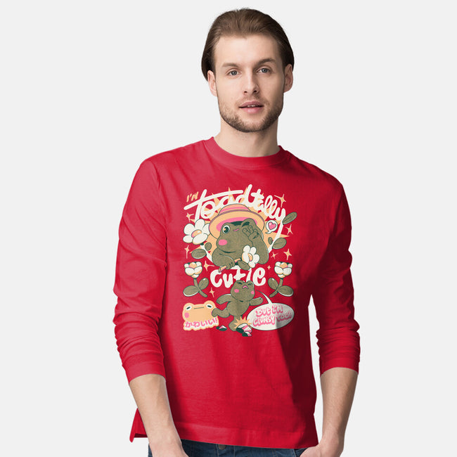 I'm Toadally Cutie-Mens-Long Sleeved-Tee-ilustrata