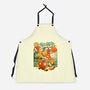 Tiny Drinks Sunset-Unisex-Kitchen-Apron-ilustrata