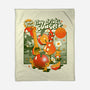 Tiny Drinks Sunset-None-Fleece-Blanket-ilustrata