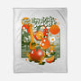 Tiny Drinks Sunset-None-Fleece-Blanket-ilustrata