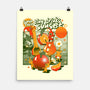 Tiny Drinks Sunset-None-Matte-Poster-ilustrata