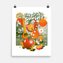 Tiny Drinks Sunset-None-Matte-Poster-ilustrata