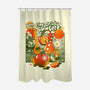 Tiny Drinks Sunset-None-Polyester-Shower Curtain-ilustrata