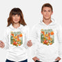 Tiny Drinks Sunset-Unisex-Pullover-Sweatshirt-ilustrata
