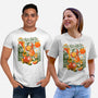 Tiny Drinks Sunset-Unisex-Basic-Tee-ilustrata