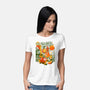 Tiny Drinks Sunset-Womens-Basic-Tee-ilustrata