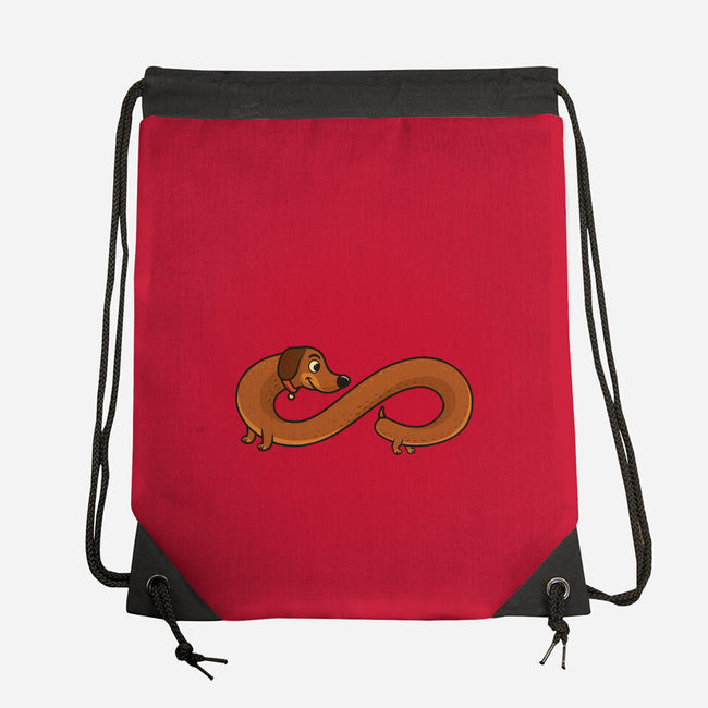 Endless Dog-None-Drawstring-Bag-erion_designs