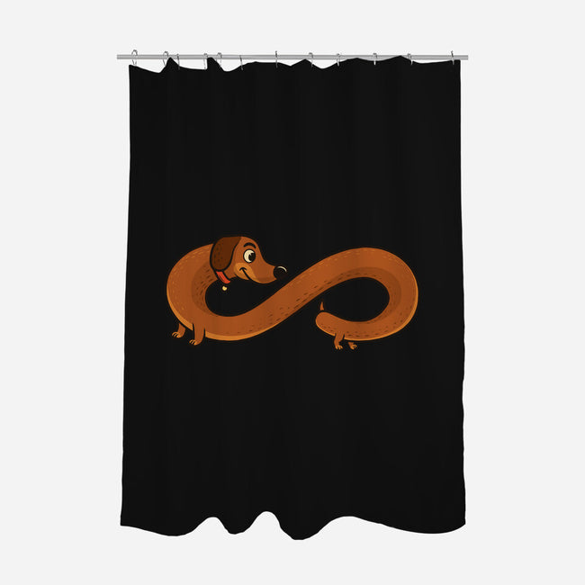 Endless Dog-None-Polyester-Shower Curtain-erion_designs