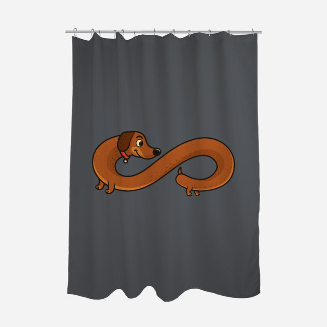 Endless Dog-None-Polyester-Shower Curtain-erion_designs