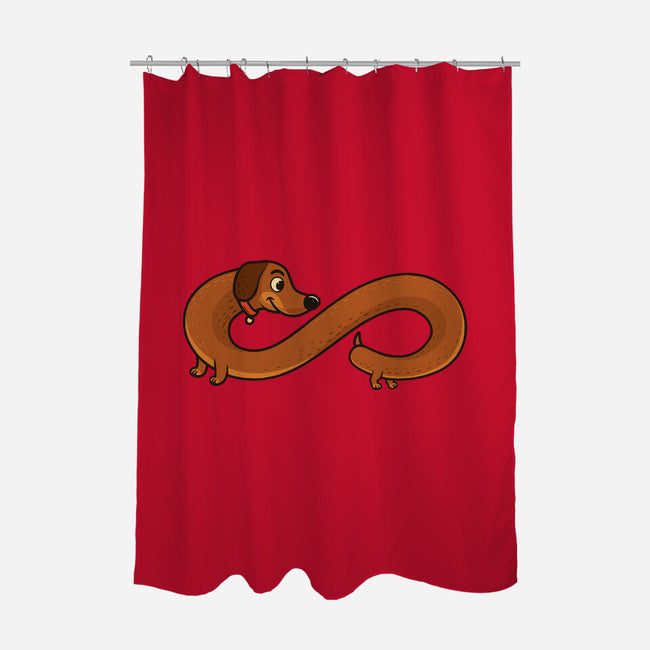 Endless Dog-None-Polyester-Shower Curtain-erion_designs