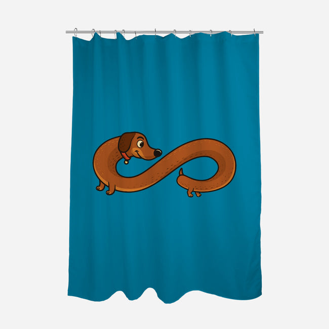 Endless Dog-None-Polyester-Shower Curtain-erion_designs
