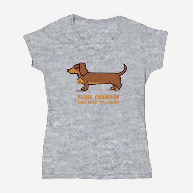 Plank Champion-Womens-V-Neck-Tee-erion_designs